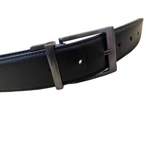 Dickies Mens Belt 42/105 Black Coated Leather Work 0r Casual